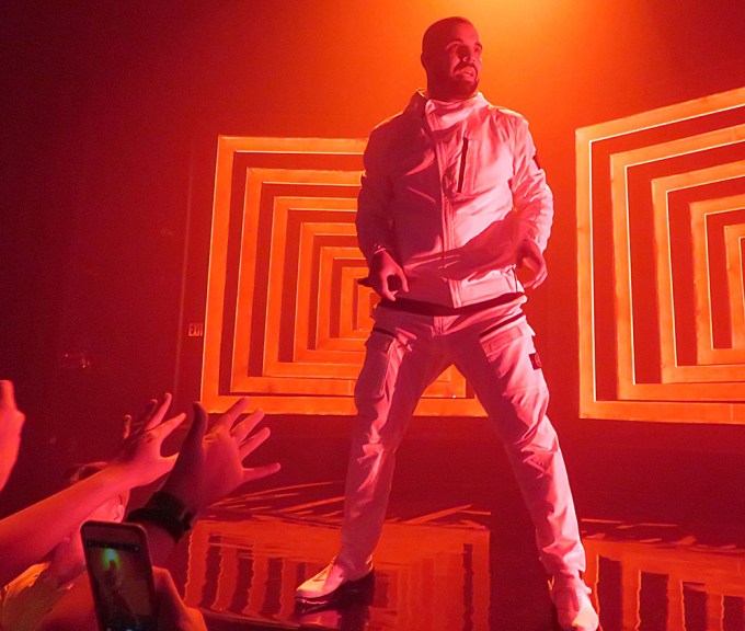 Drake performs at an event