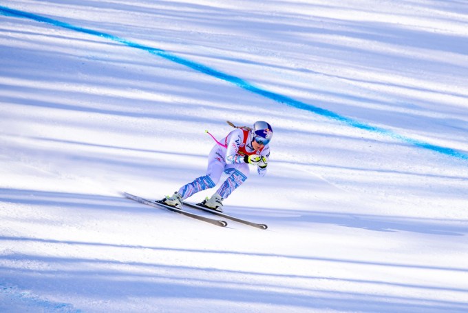 Lindsey Vonn Speeds Away