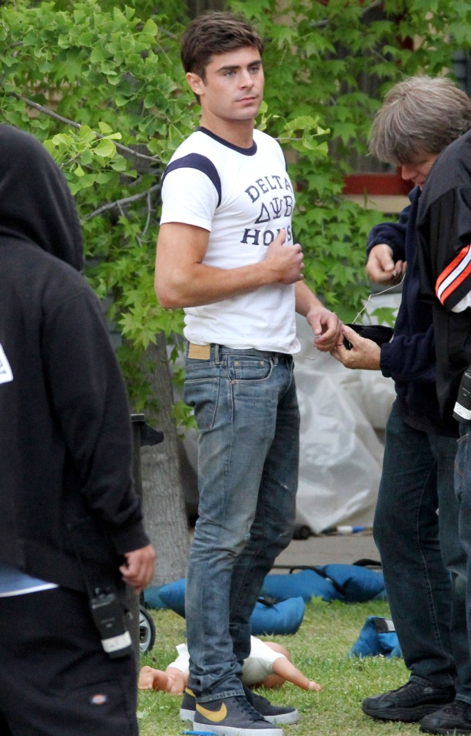 Zac Efron on ‘Townies’ Set