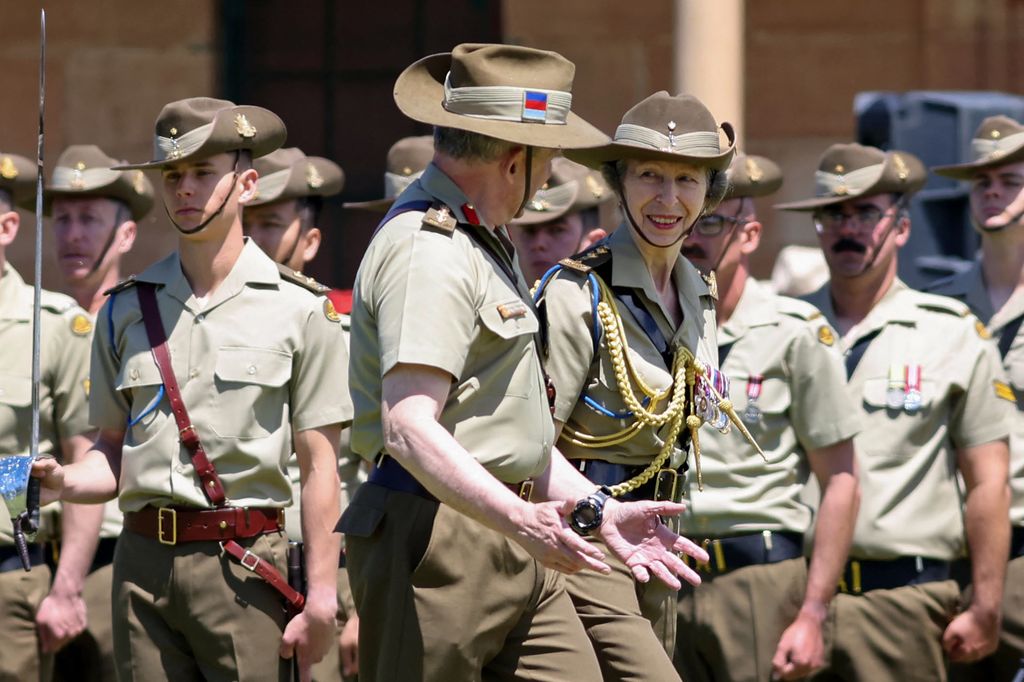 Princess Anne is visiting Australia to mark the Centenary of the Royal Australian Corps of Signals. 