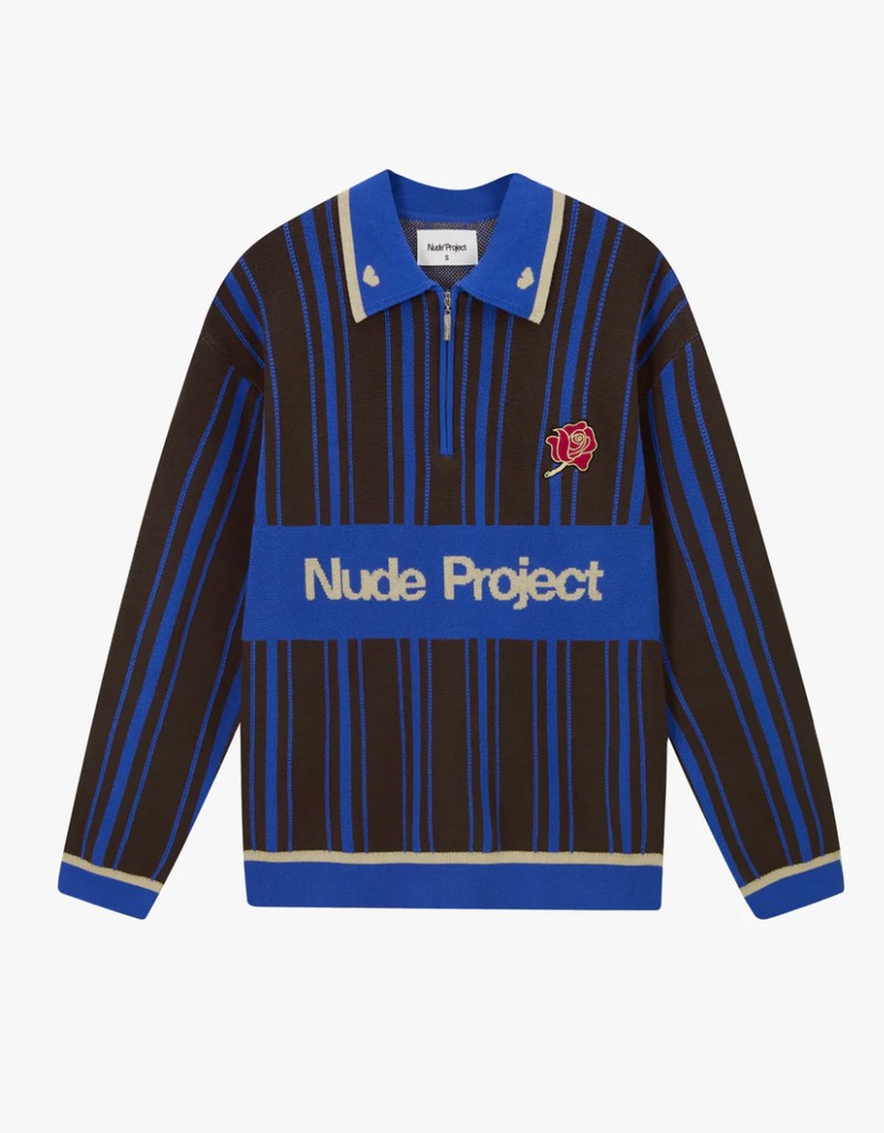 Legend Football Knit Polo Blue

nude project
