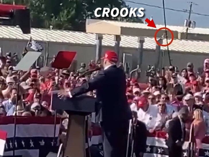 Thomas Matthew Crooks on Roof