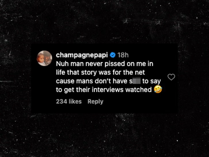 drake comment instagram