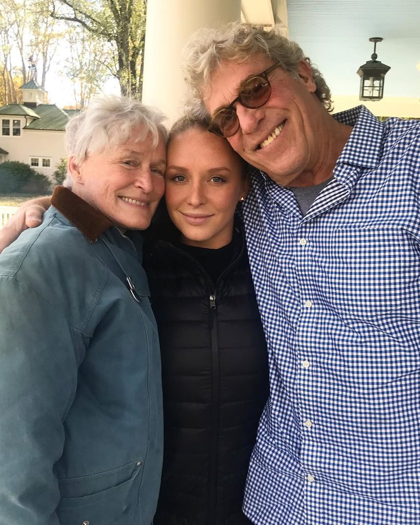 Glenn Close with her daughter Annie Starke and her ex John Starke