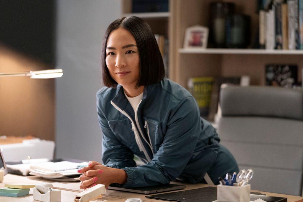 Greta Lee as Stella Bak in The Morning Show
