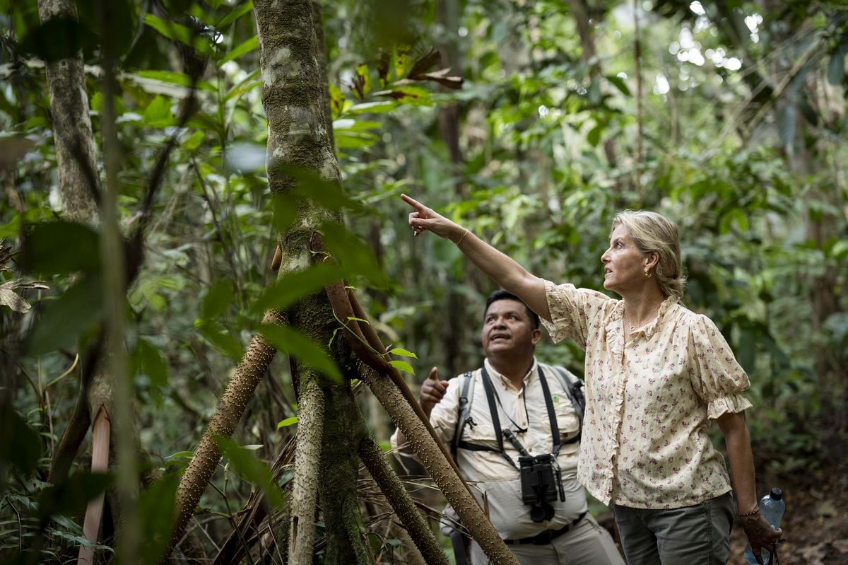 The Duchess chose practicality and comfort during these outings, wearing sneakers and waterproof boots