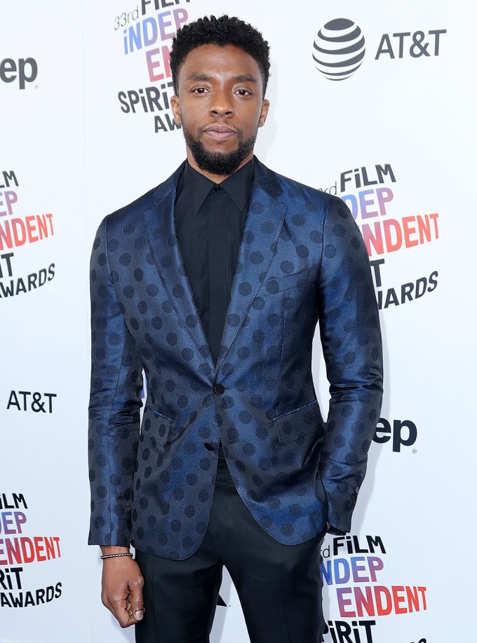 Chadwick Boseman At Independent Spirit Awards