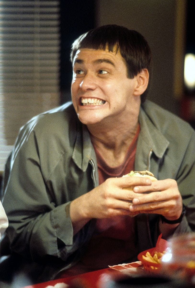 Jim Carrey from the film 'Dumb & Dumber', 1994