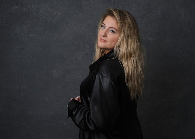 Meghan Trainor strikes a pose