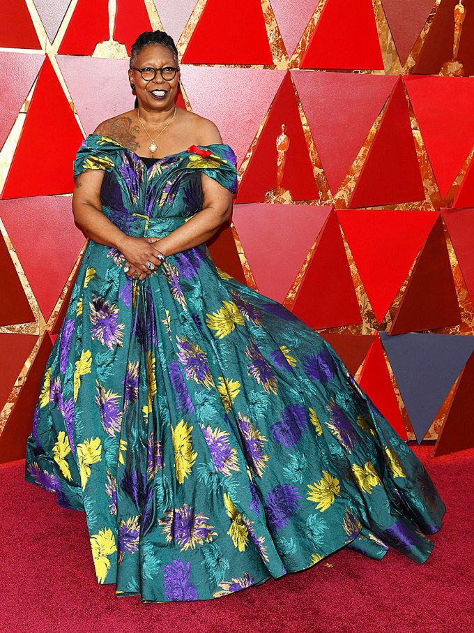 Whoopi Goldberg Rocks Floral Gown