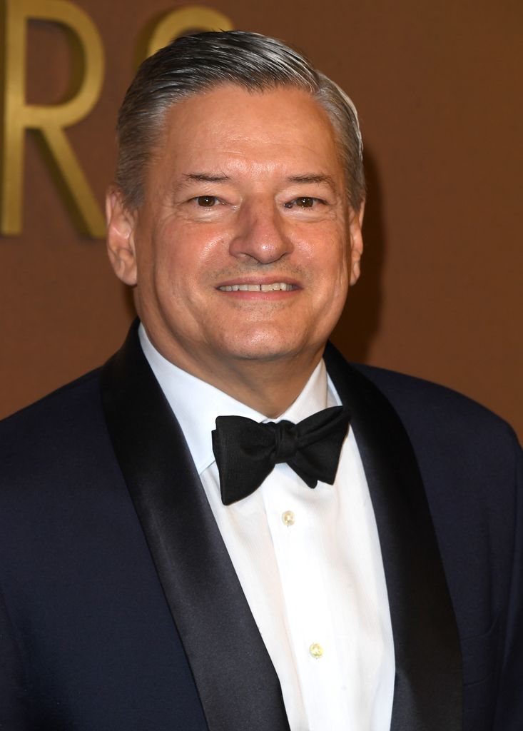 Ted Sarandos arrives at the 16th Governors Awards at The Ray Dolby Ballroom on November 16, 2025 in Hollywood, California