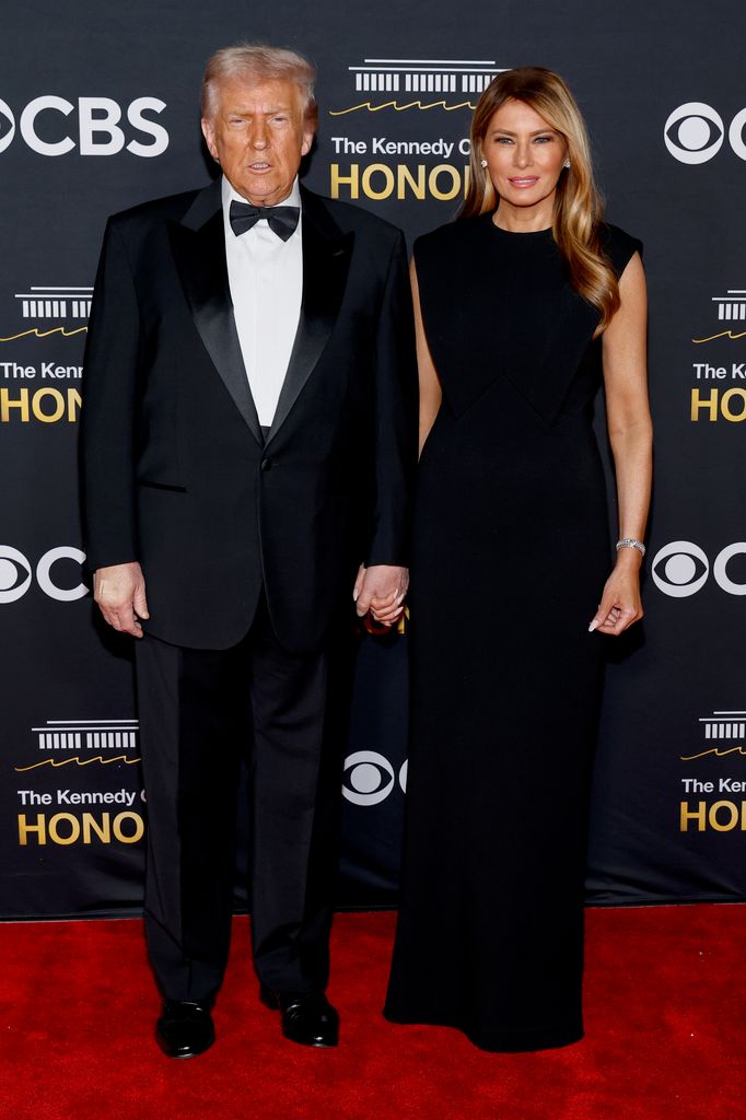 melania and donald trump kennedy centre honors all-black