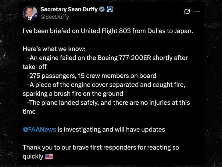 sean duffy plane fire sub x
