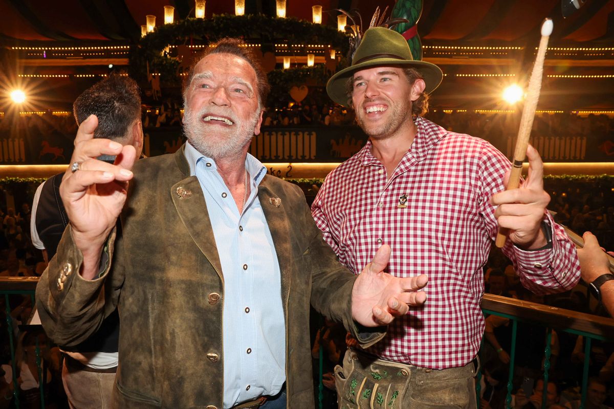 Arnold Schwarzenegger opened up about his son's weight loss journey