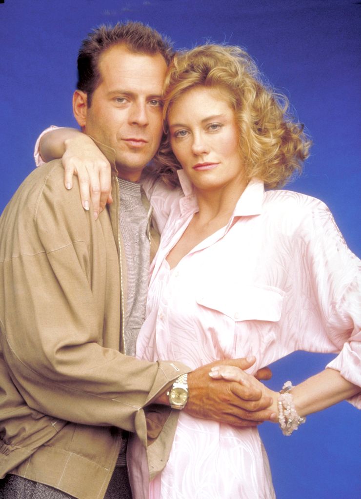 Bruce Willis (David), Cybill Shepherd (Maddie)  in Moonlighting