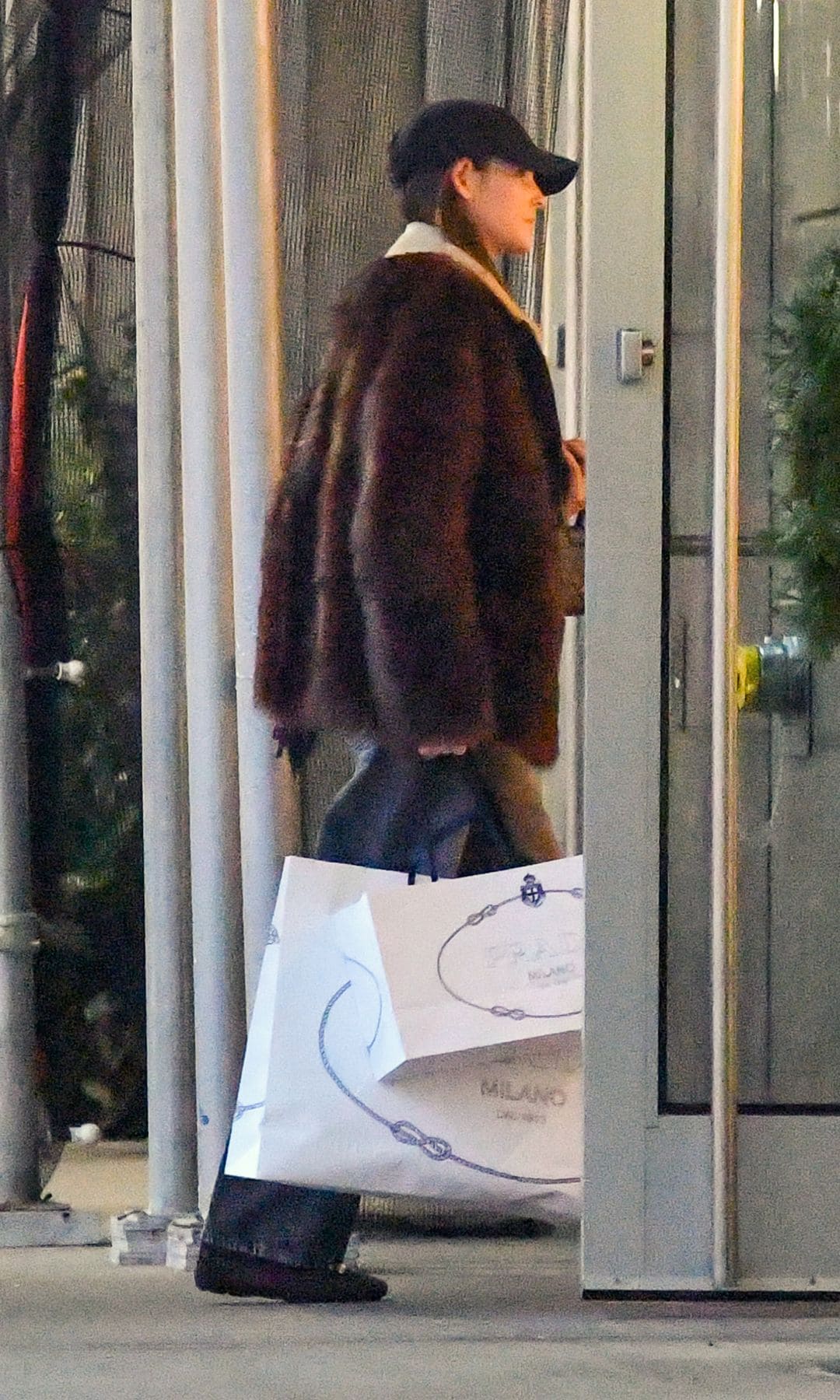 The pair were accompanied by some of Ceretti's family members