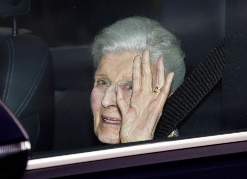 Princess Alexandra attends a Pre-Christmas lunch party hosted by King Charles III 