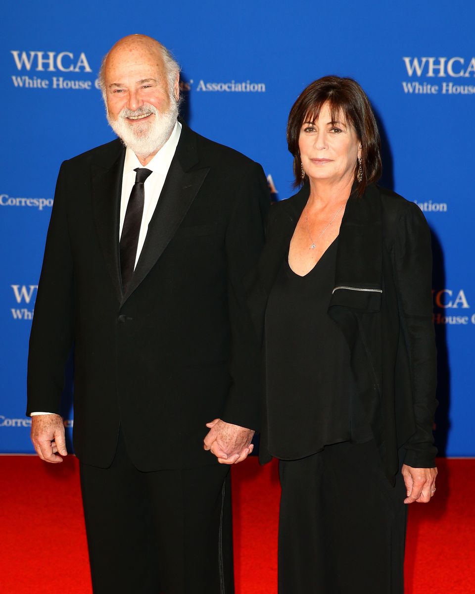 WASHINGTON, DC - APRIL 28:  Rob Reiber and Michele Singer Reiner attends the 2018 White House Correspondents' Dinner at Washington Hilton on April 28, 2018 in Washington, DC.  (Photo by Tasos Katopodis/Getty Images)