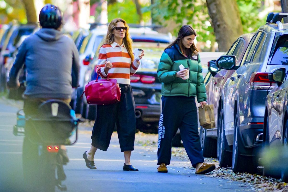 Katie Holmes and Suri Cruise's winter style in NYC