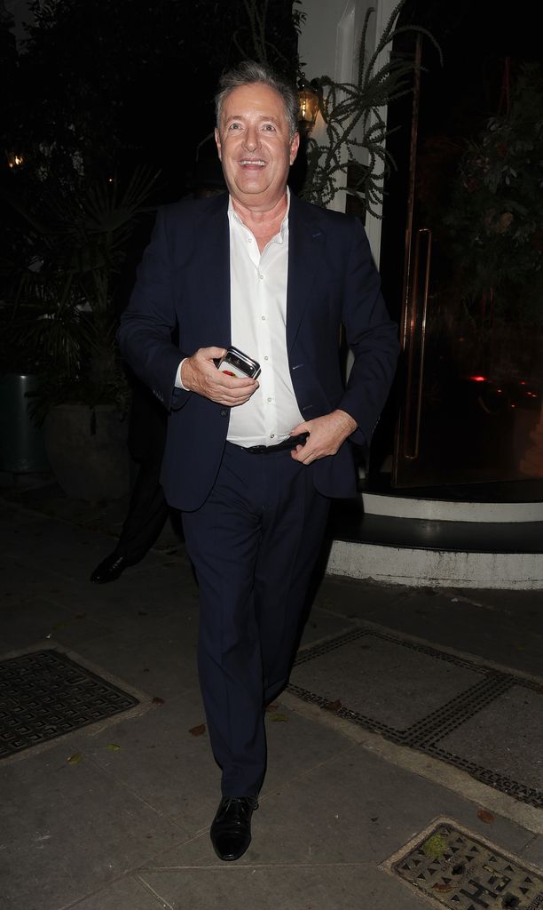 Piers Morgan attends Christmas party in West London