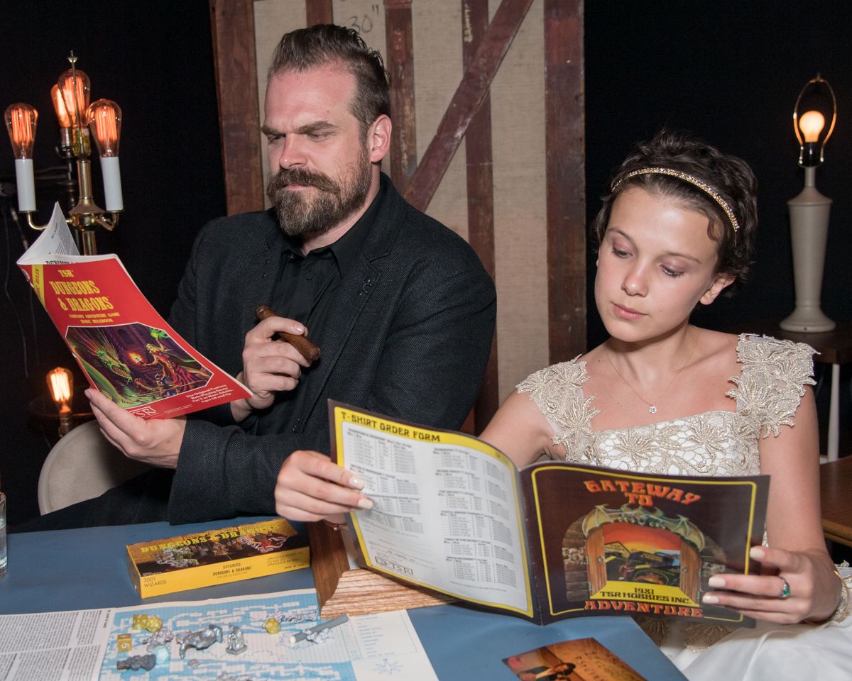 They play father and son in the popular series