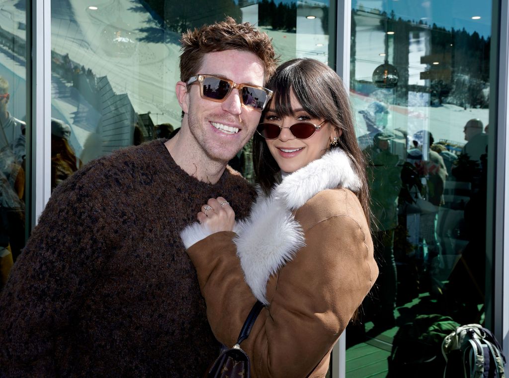 Nina and Shaun White earlier this year
