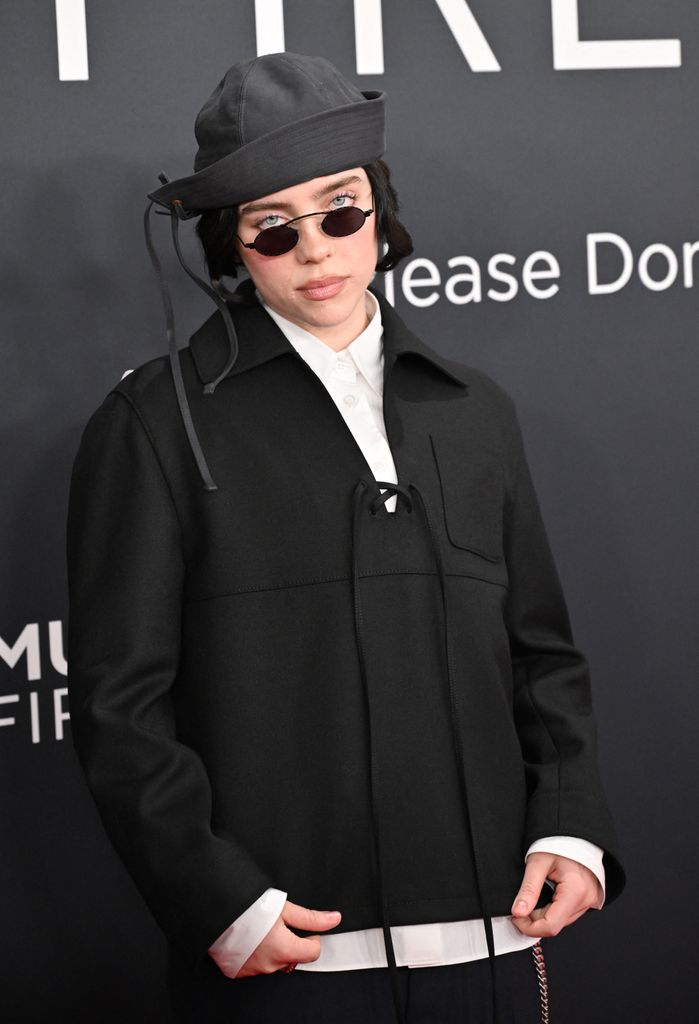US singer Billie Eilish arrives for the 67th Annual Grammy Awards at the Crypto.com Arena in Los Angeles on February 2, 2025.