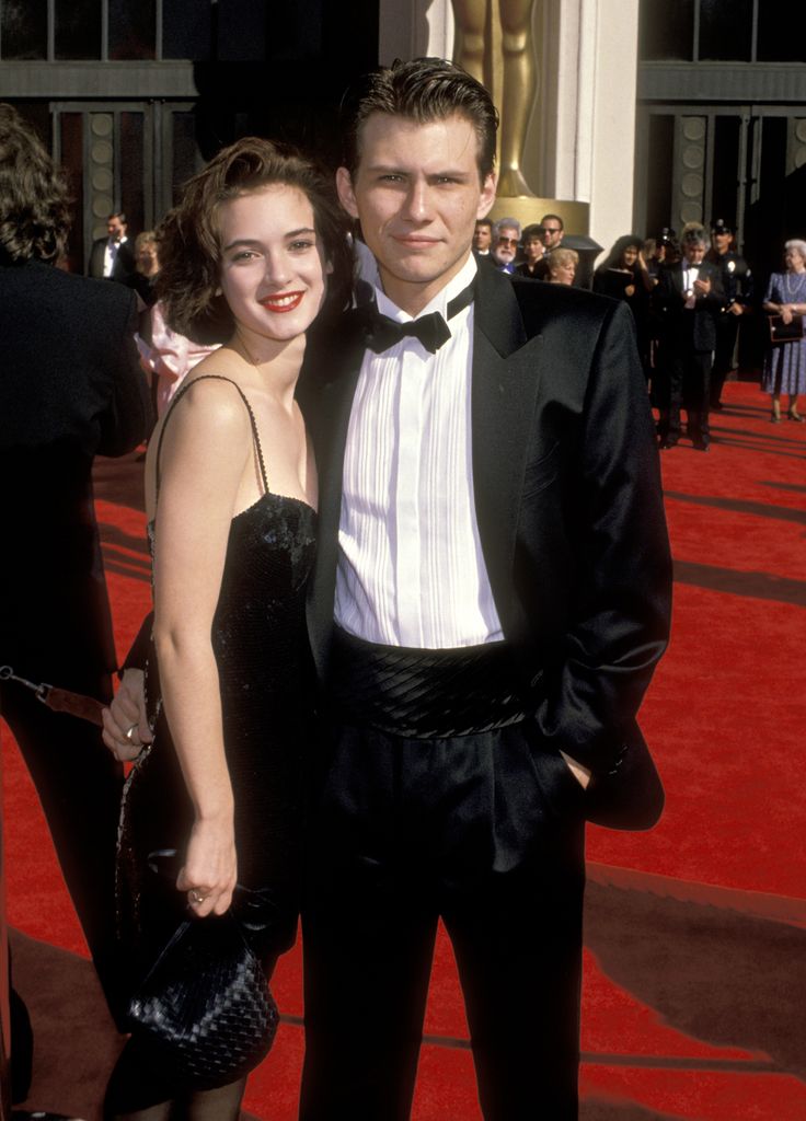 Christian with Heathers co-star Winona Ryder 
