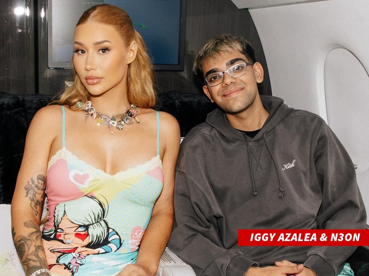 N3on & Iggy Azalea instagram