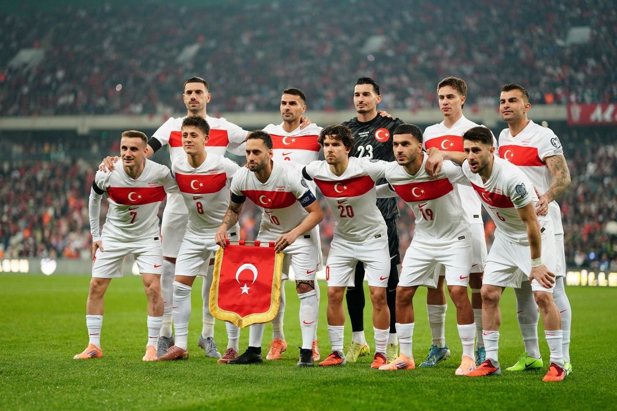 Turkiye poses during the FIFA World Cup 2026 Group E Qualification match between Turkey and Bulgaria.