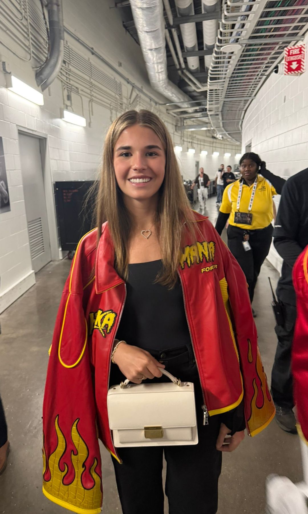 Kai Trump shared a look at the jacket she received from the Paul brothers