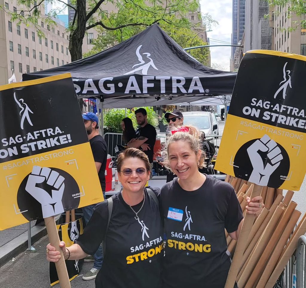 wenne alton davis and friend SAG-AFTRA strikes in 2023