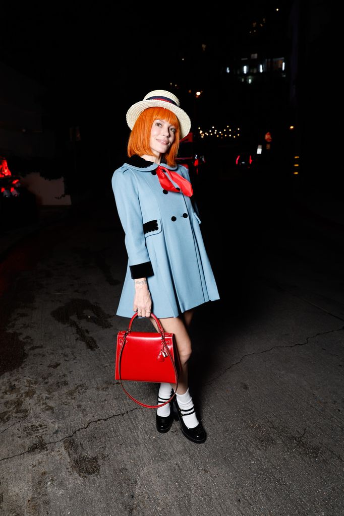  Lily Allen is seen arriving to the Vas J Morgan and Michael Braun 2025 annual Halloween party
