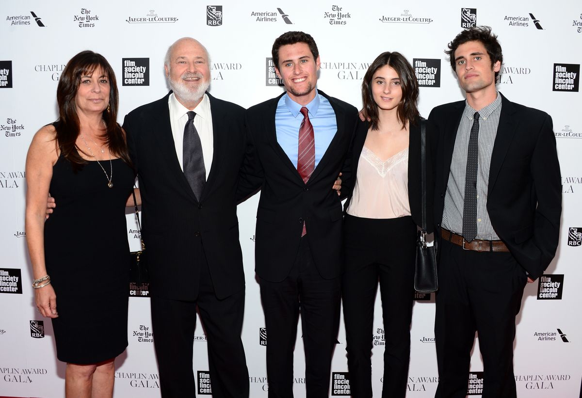 The family poses together in 2014 at the 41st Annual Chaplin Award Gala