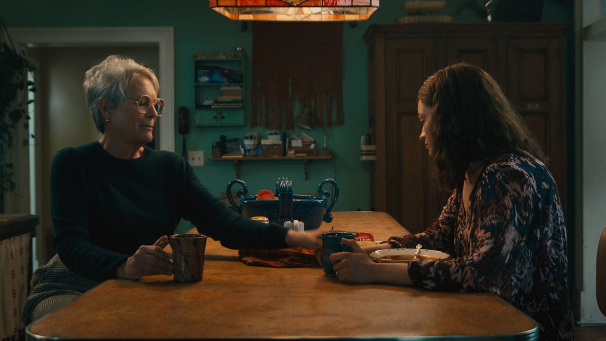 Jamie Lee Curtis and Emma Mackey in 'Ella McKay'