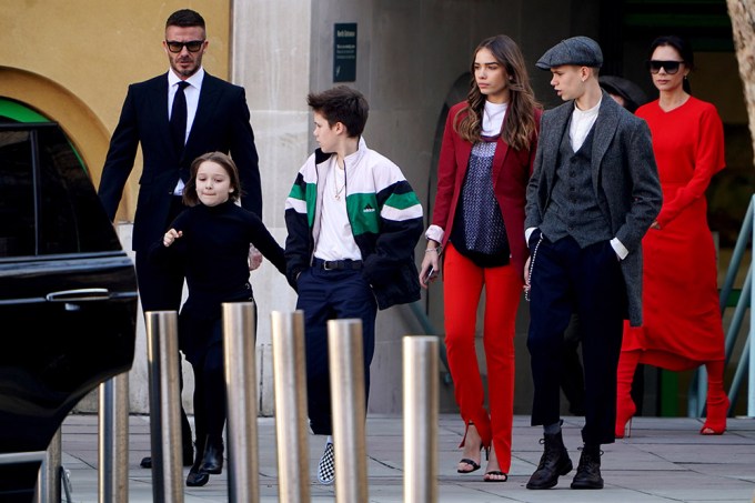 The Beckham Family in 2019