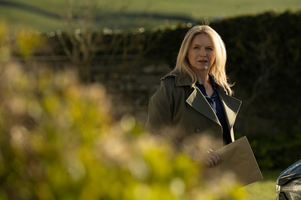 woman standing in field
