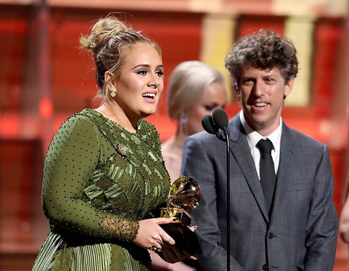 Adele Accepts Song of the Year