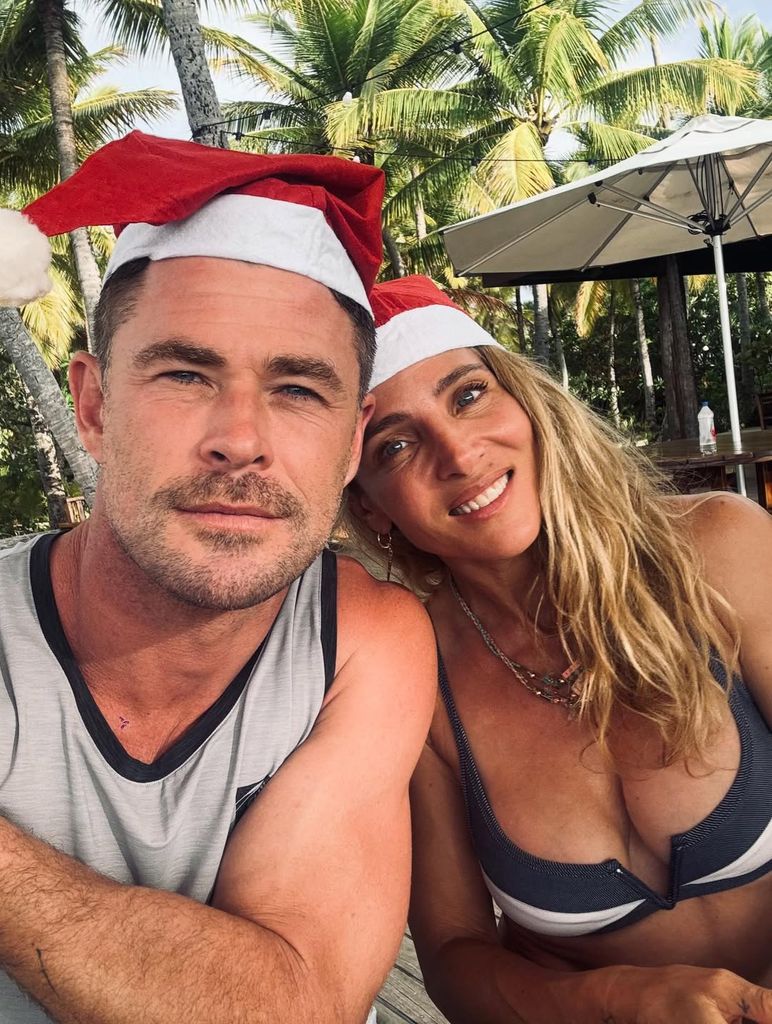 chris hemsworth elsa pataky fiji trip