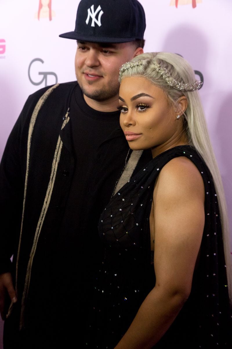 Rob Kardashian and Blac Chyna on May 10, 2016.