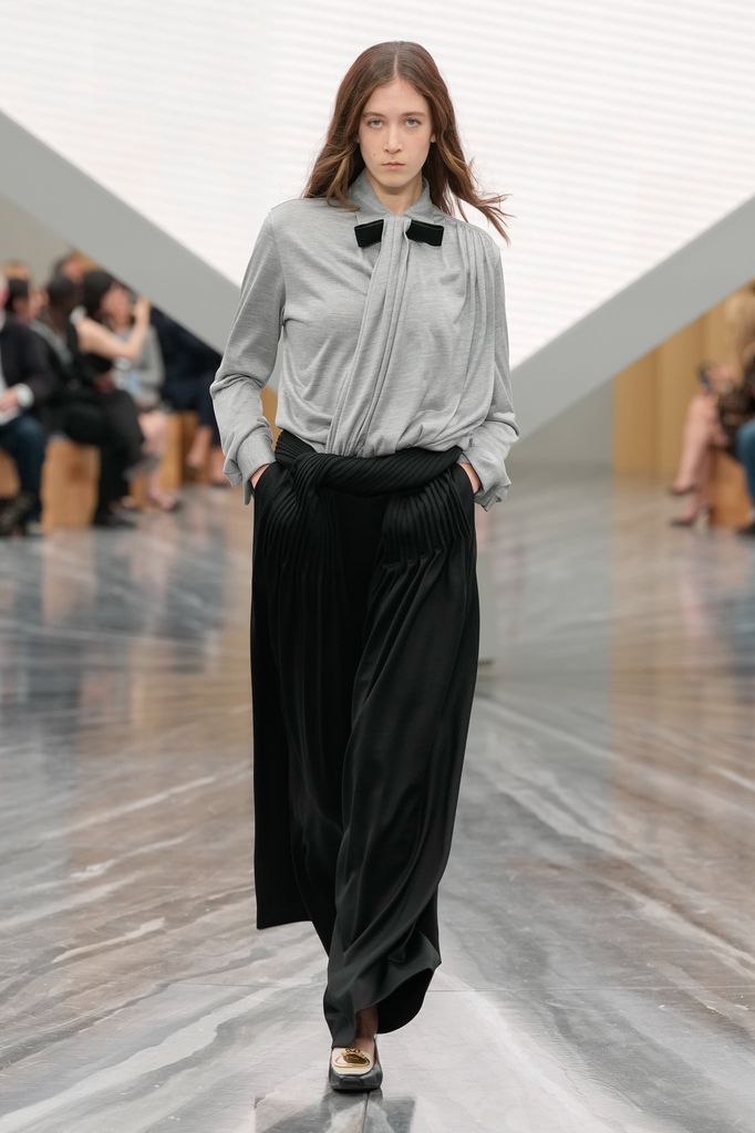 Sunday Rose Kidman modeling for Jonathan Anderson's Dior debut, October 1, 2025