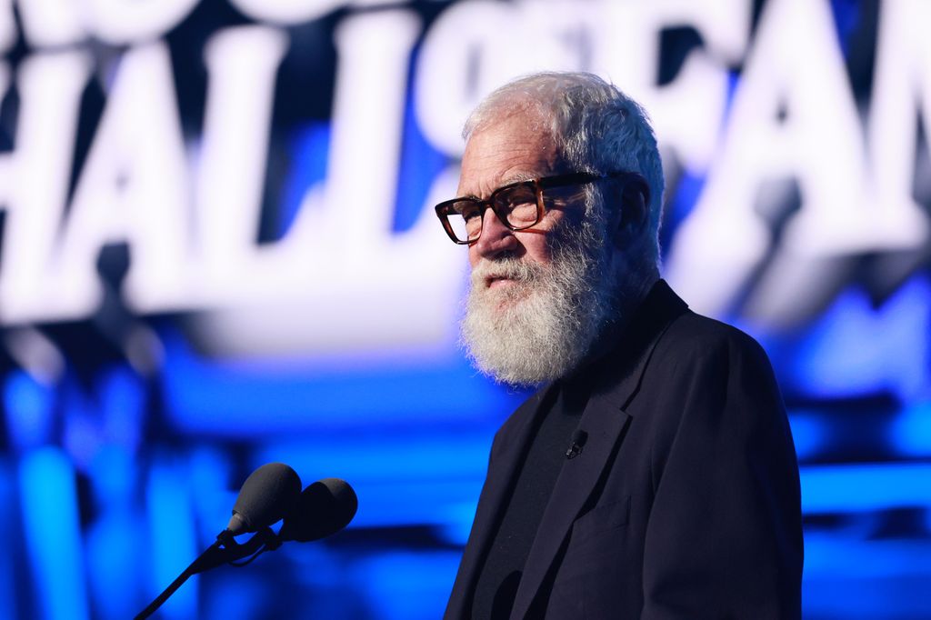 David Letterman speaks onstage during the 2025 Rock & Roll Hall Of Fame Induction Ceremony - Inside at Peacock Theater on November 08, 2025 in Los Angeles, California