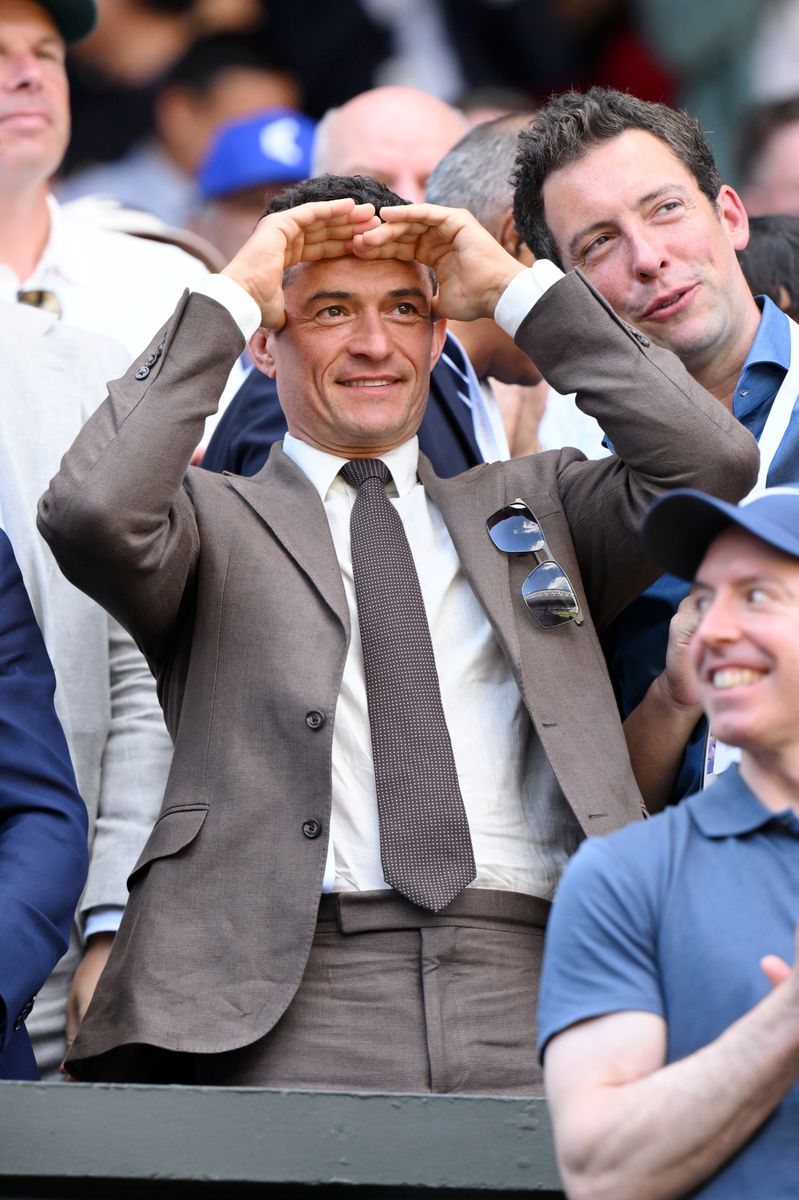 Orlando Bloom isn’t dwelling on lost love. 