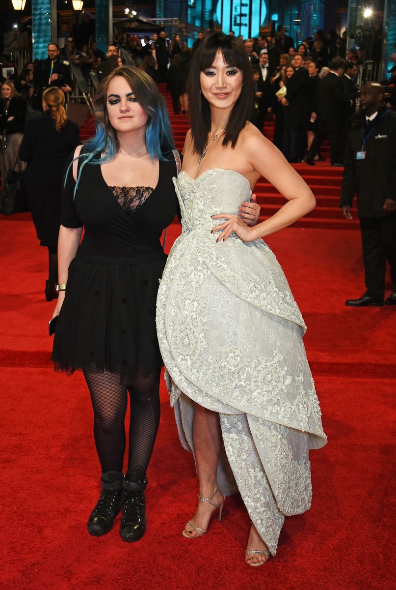 Charlotte Freud and Betty Bachz at the 2017 BAFTA Awards