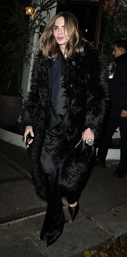 Trinny Woodall attends Christmas party in West London