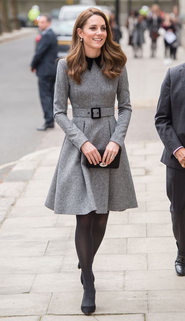 Kate last wore a mini dress to visit The Foundling Museum