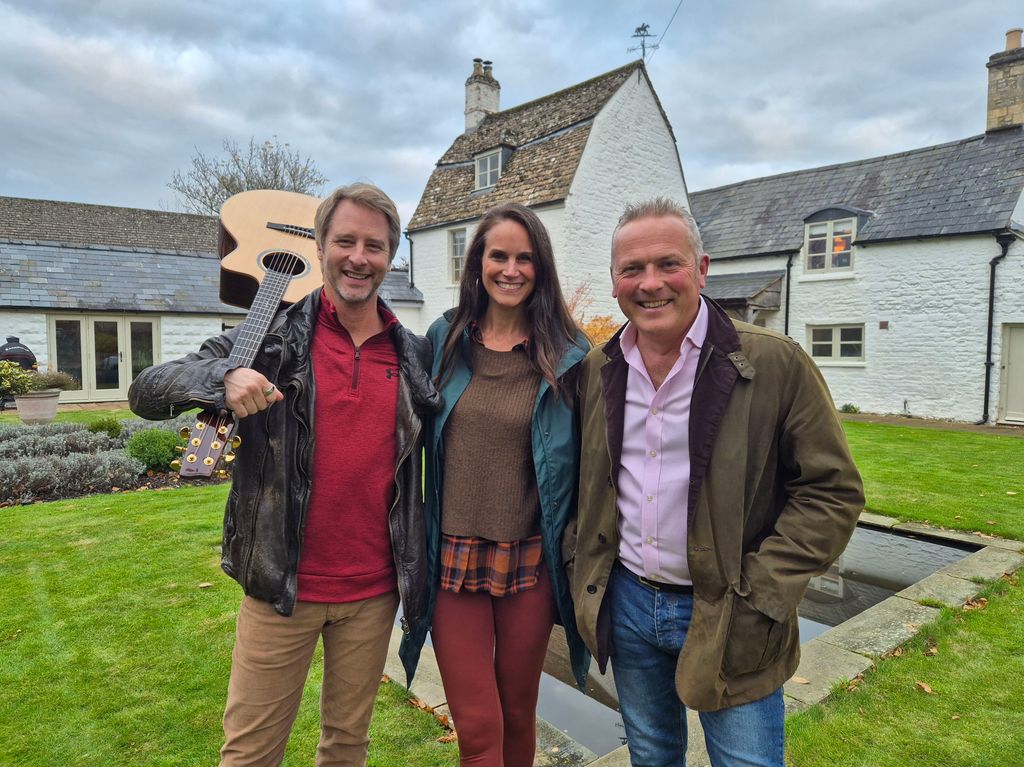 Chesney Hawkes, Krissy Hawkes and Jules Hudson