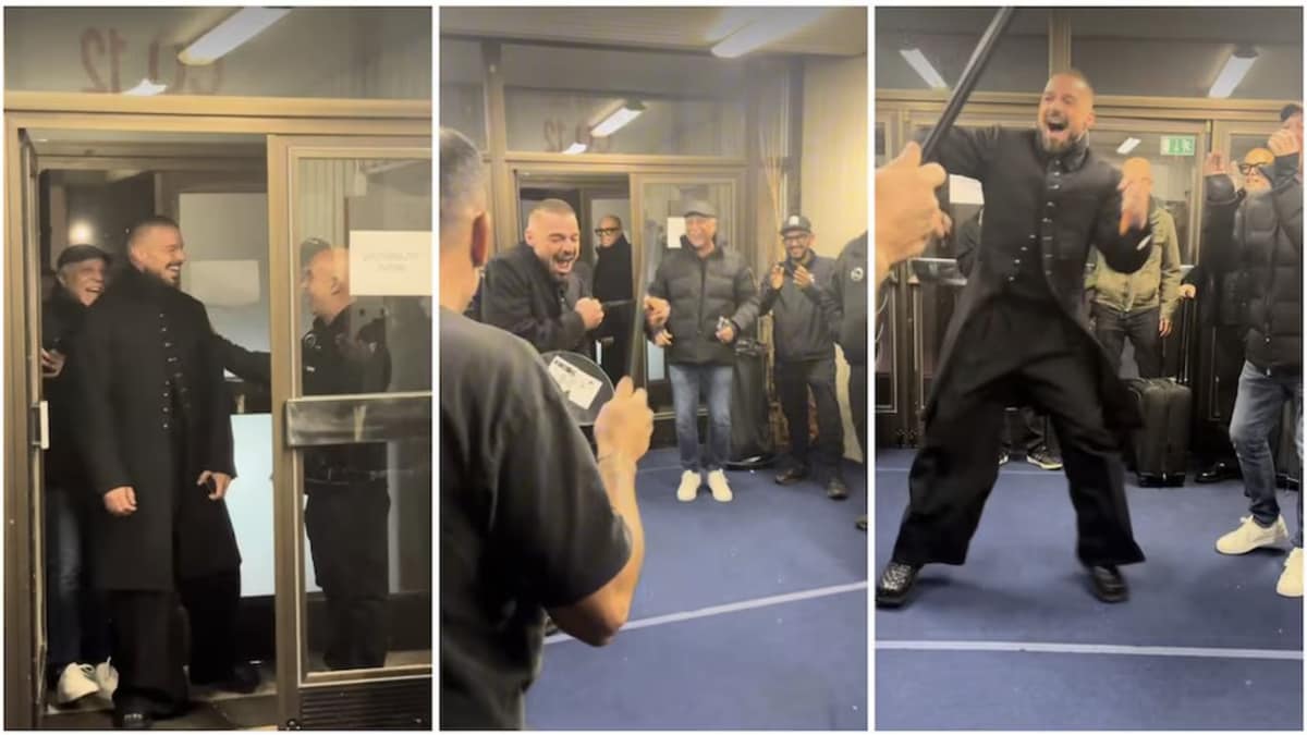 Ricky Martin celebrated with his family and friends