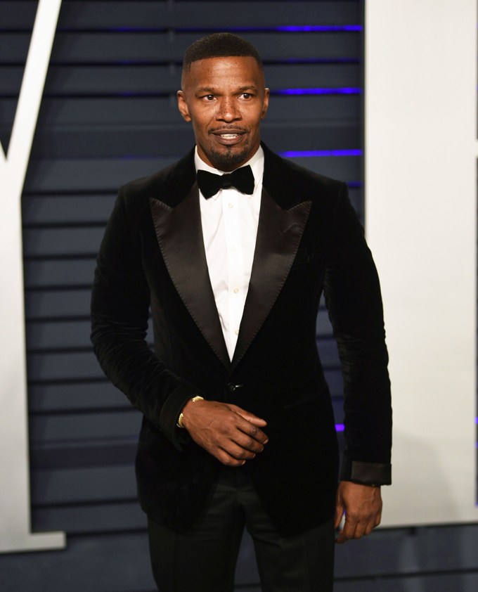 Jamie Foxx at the Vanity Fair Oscar Party