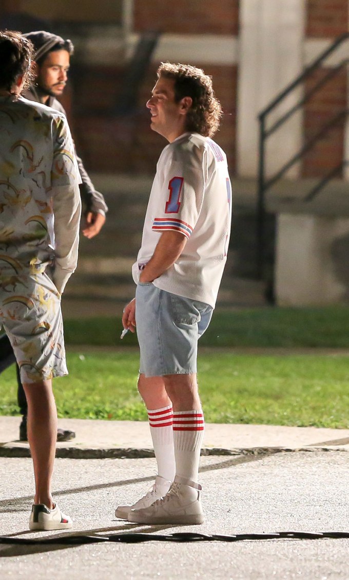 Jonah Hill Takes a Break on the Set of ‘Maniac’ in 2017